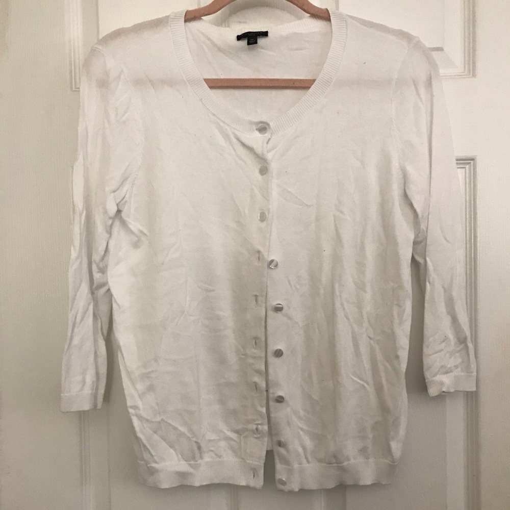 White Cardigan